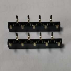 2.54间距 单排蜈蚣脚排母  镀金排母 耐高温排母