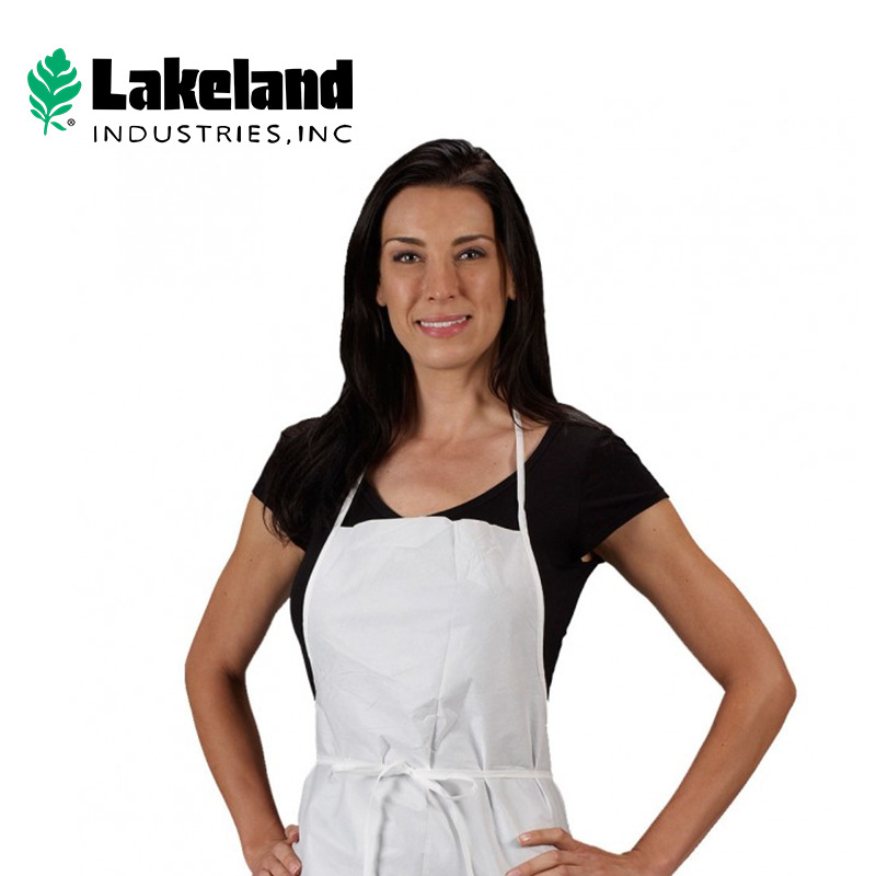 LAKELAND/雷克兰吊带围裙AMN601无纺布系带式轻度化学液体防护