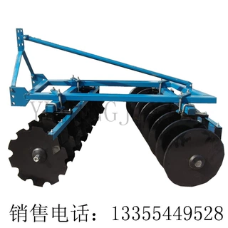 拖拉机悬挂中耙  生产厂家出口圆盘耙缺口耙 耕地耙 农用耙型号全