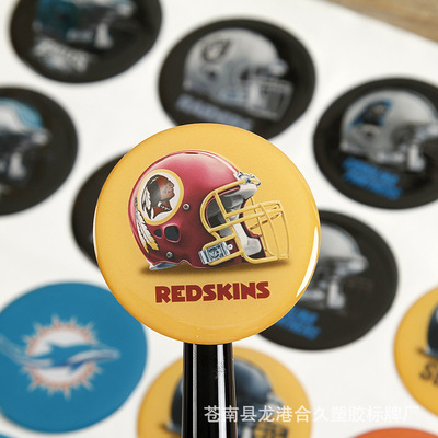 Manufactor customized Crystal Glue Nameplate Disu Stickers trademark PVC Disu Nameplate customized