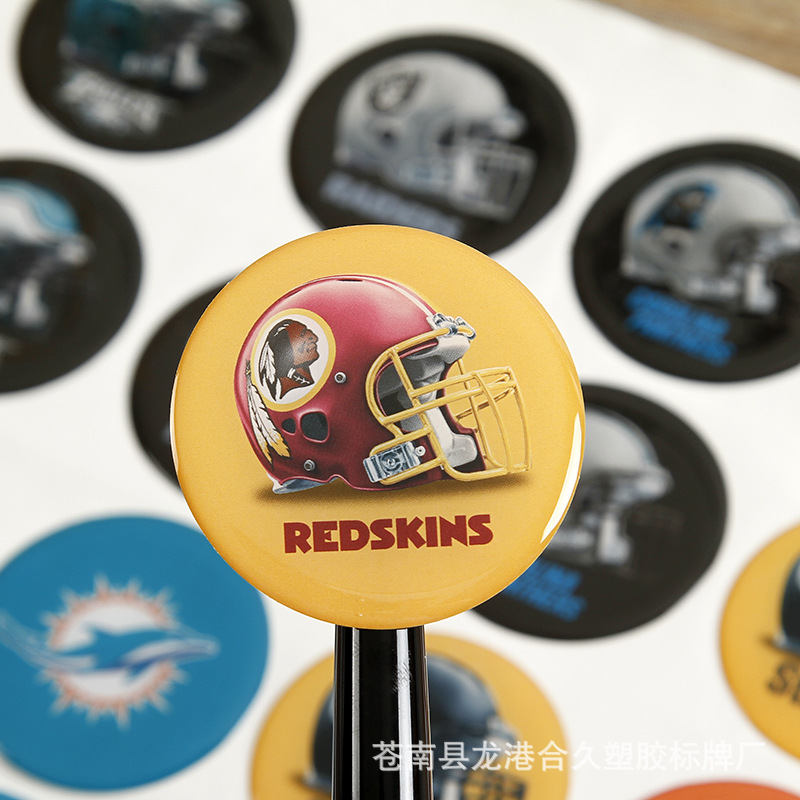 Manufactor customized Crystal Glue Nameplate Disu Stickers trademark PVC Disu Nameplate customized