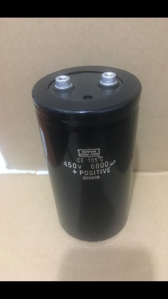 現螺丝脚电解电容450v6800uf