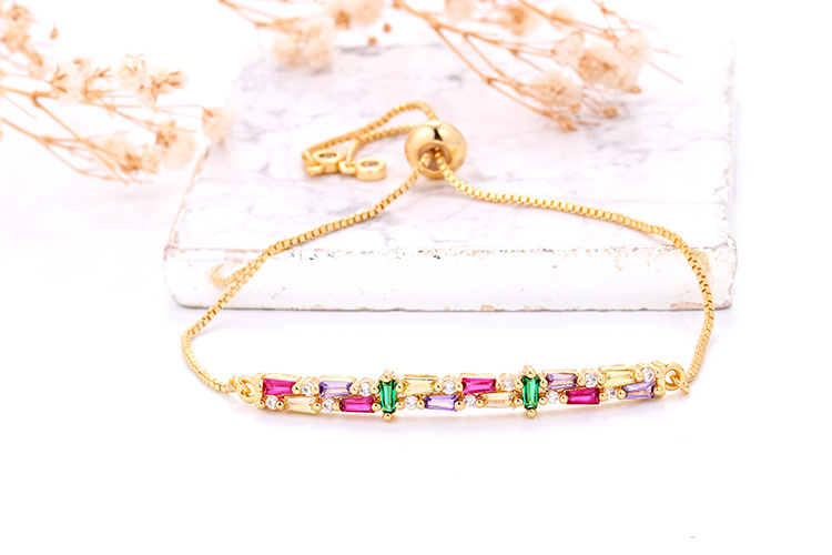 fashion personality seven-color rainbow bracelet