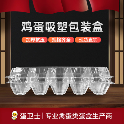 蛋衛士 15枚裝大號厚款雞蛋盒 雞蛋托 雞蛋包裝盒pet材質工廠直銷