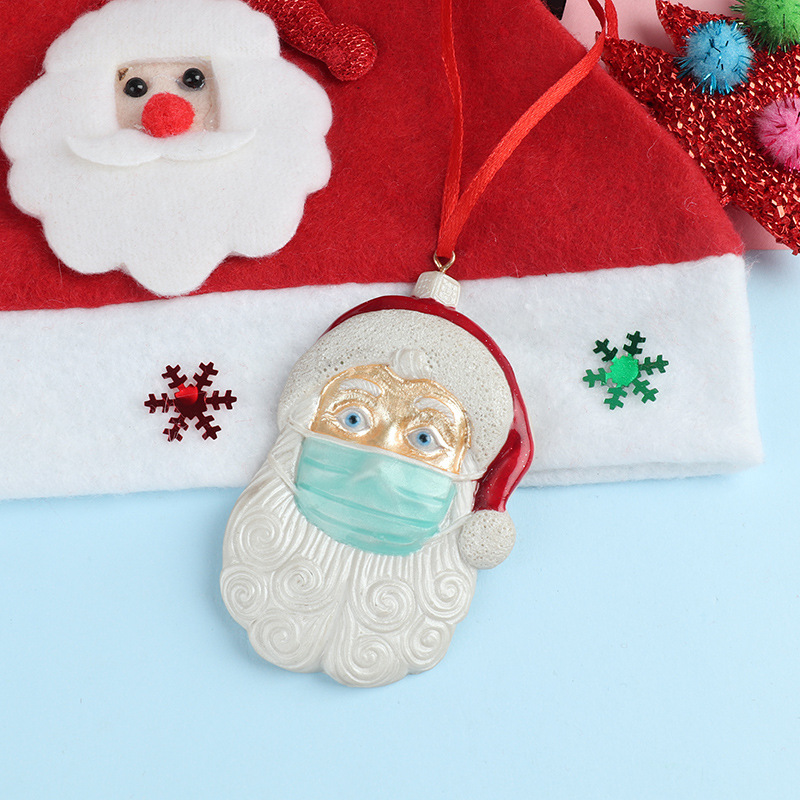 Santa Mask Ornament Image 2