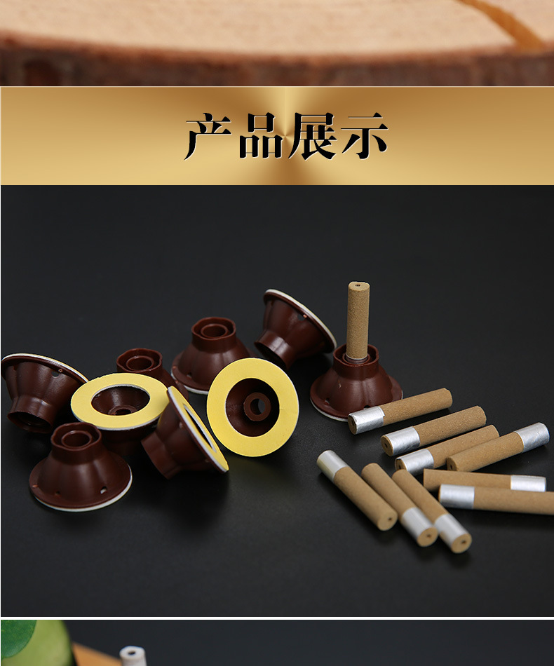 Moxa Stick Patches 6.8x35mm Ai Tiao Moxibustion Patches Thickened Extended Warming Home Use 200 Bases specifications