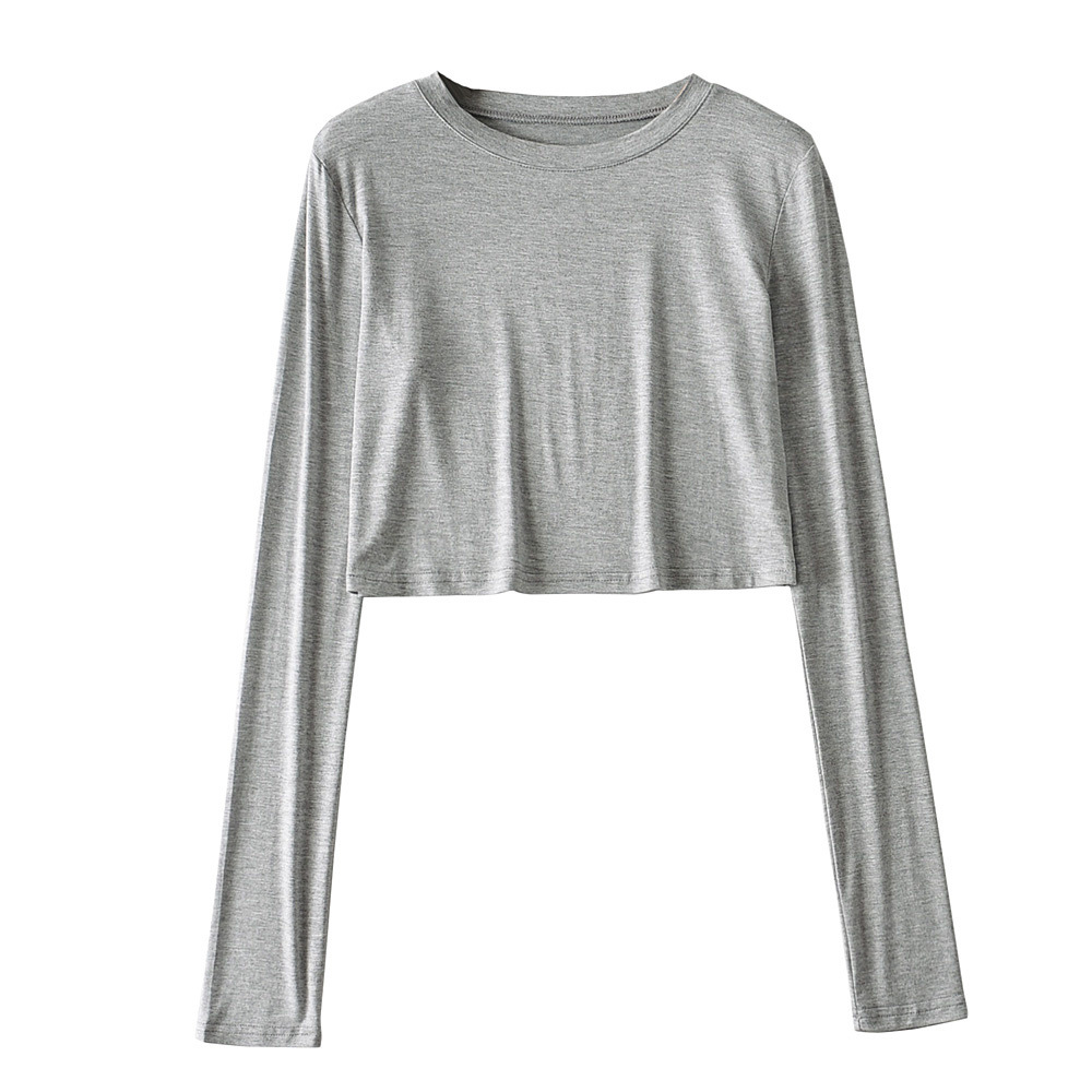 Autumn round neck long-sleeved T-shirt  NSAC13935