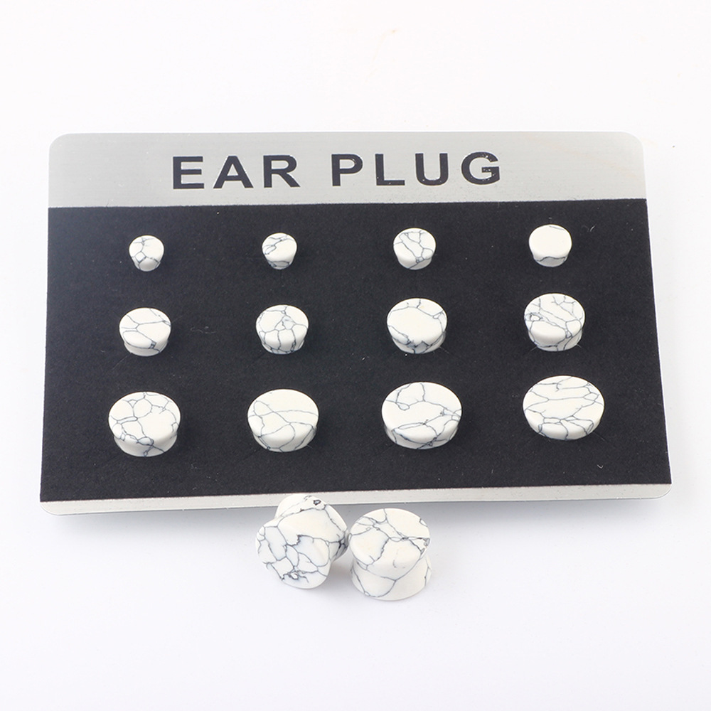 Amazon Hot Stone Auricle Ear Enlargement Piercing Jewelry Set Earrings Outlet detail image 7