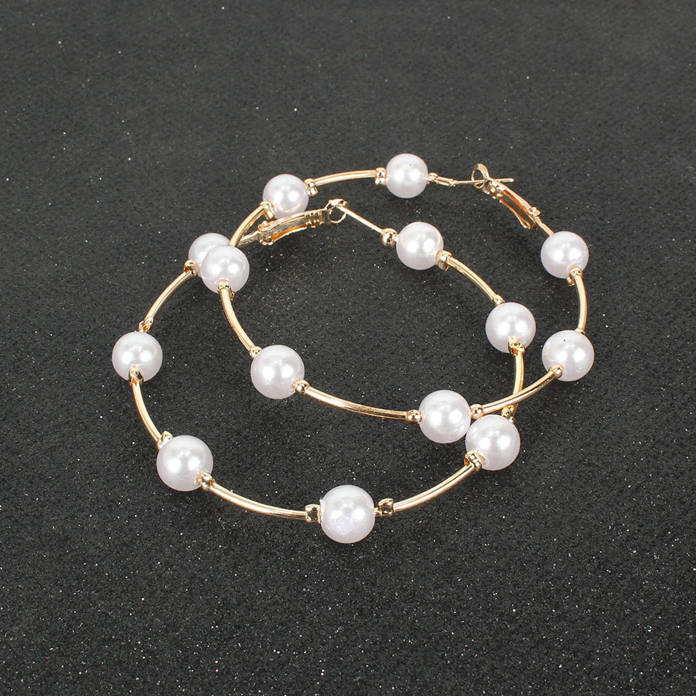 Pearl Fashion Earrings display picture 2