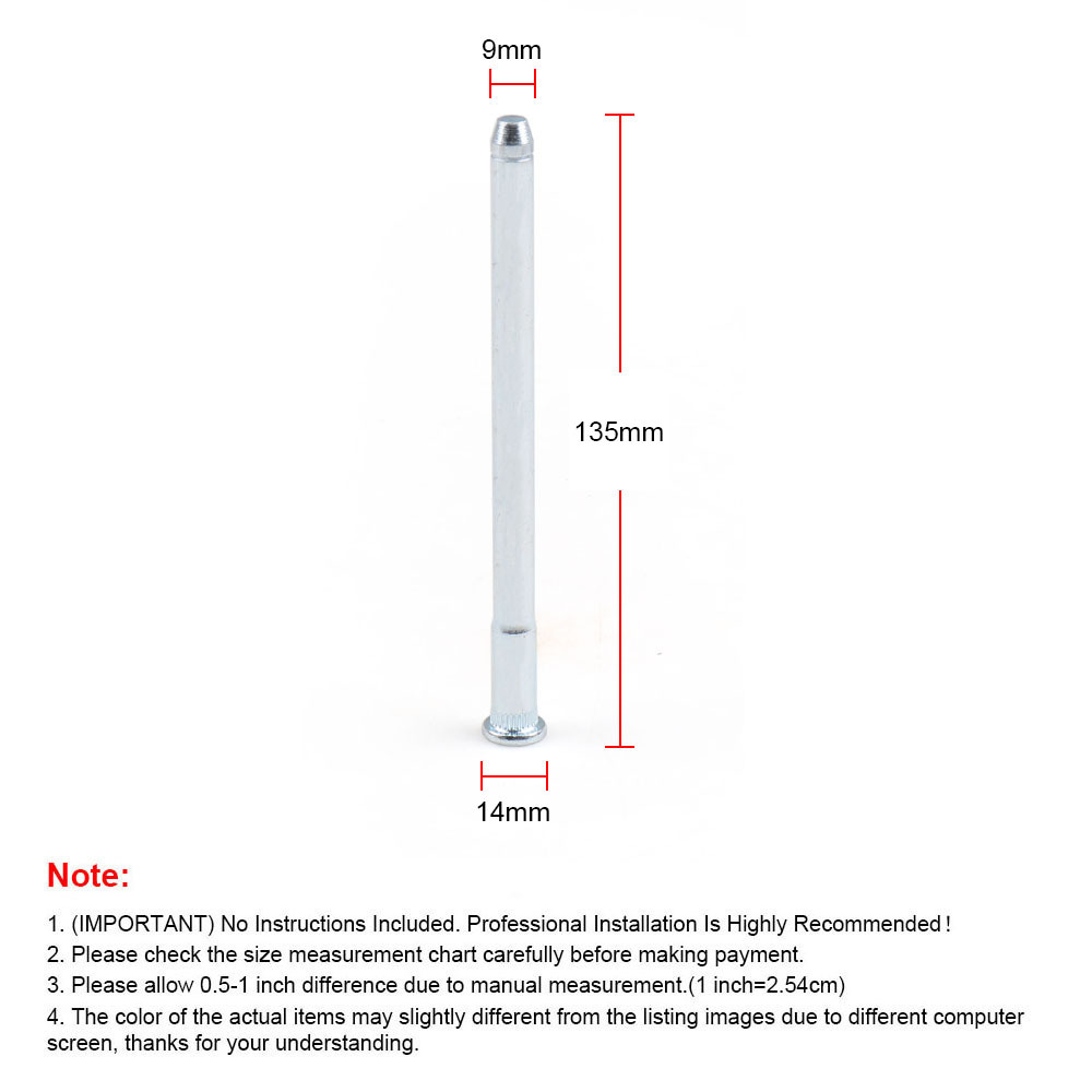 Coche reposición puerta bisagra pin kit adecuado para Chevrolet GW de tamaño completo camión SUV 88-02 2 puertas