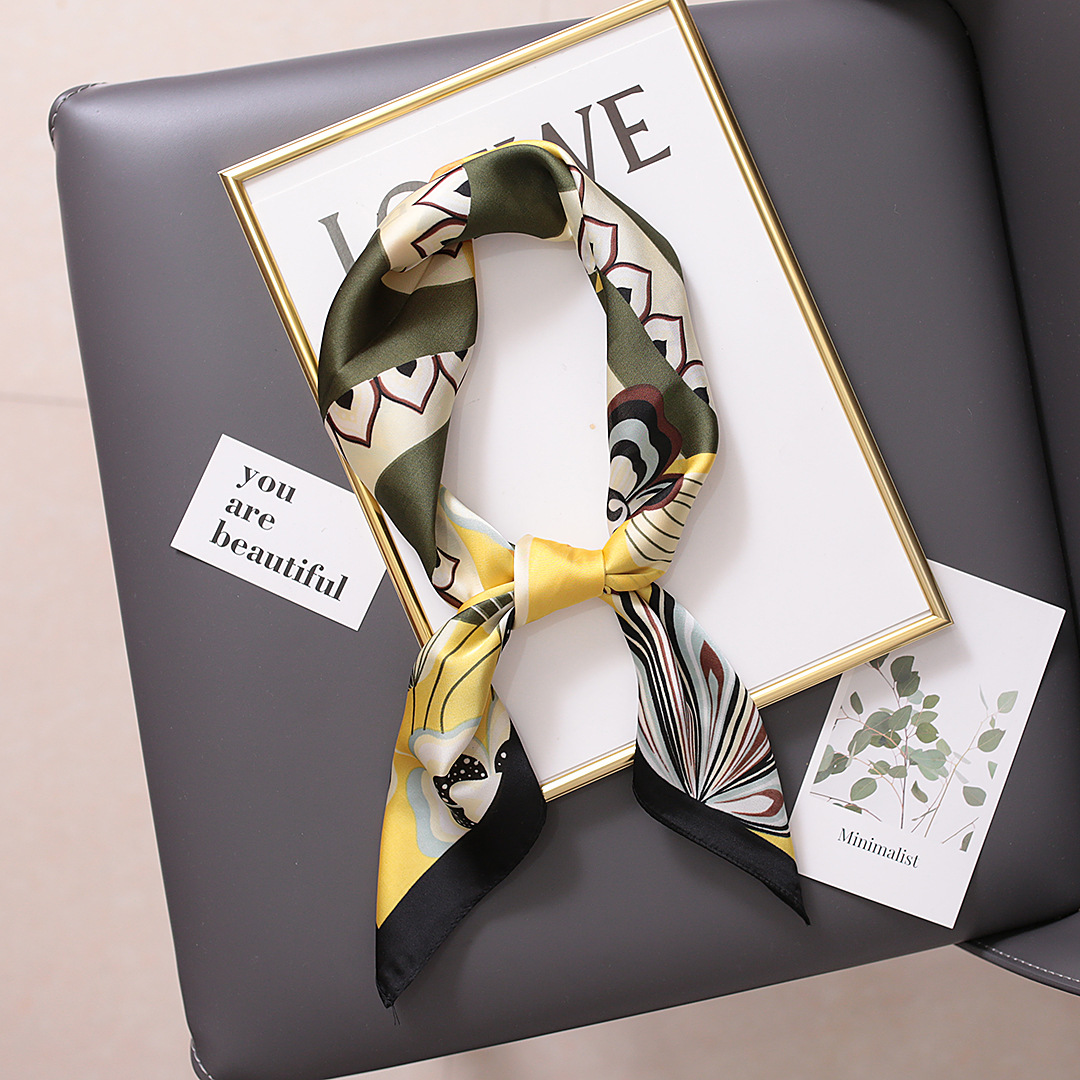 Thin Spring/Summer/Autumn/Winter New Silk Korean Edition Dongdaemun 70 Small Square Versatile Multi functional Scarf_voghion.com
