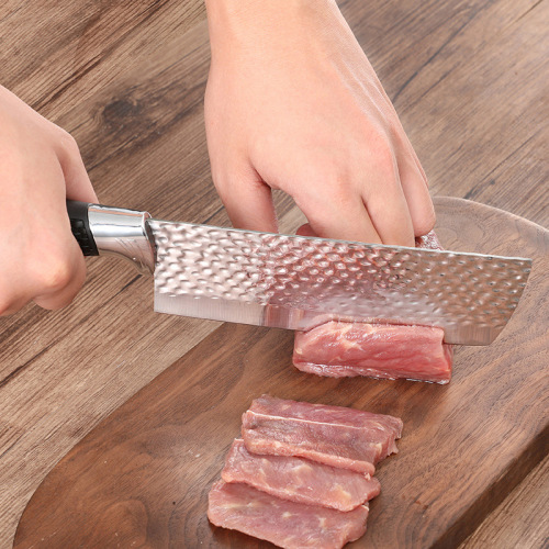 Forged stainless steel kitchen knife, household vegetable knife, slicing knife, chef's knife, meat-cutting knife, sharp cooking knife