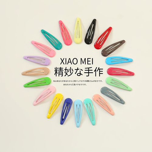 Hyuna Feng Internet celebrity Korean drop-shaped clip paint dripping oil dripping female bb clip hairpin hairpin side clip hairpin wholesale