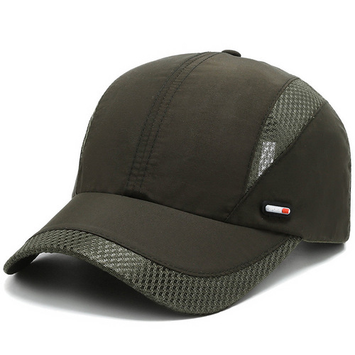 Quick-drying baseball cap summer mesh breathable Korean style casual fashion mesh face cap men's sunshade sun protection bill cap