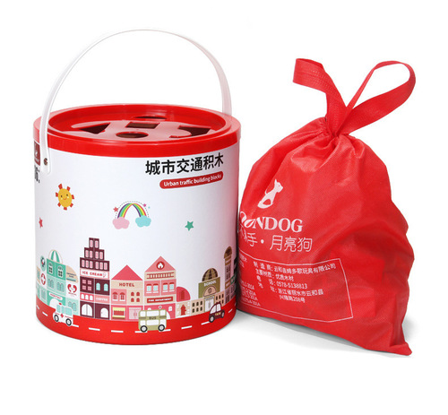 100 urban scene traffic building blocks for boys and girls enlightenment children's educational toys baby intelligence development early education