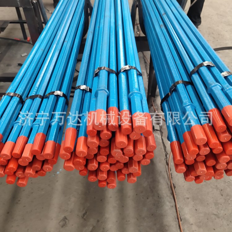 供应三山B22风钻杆凿岩机用风钻杆六棱风钻杆B25钻杆B19风钻杆