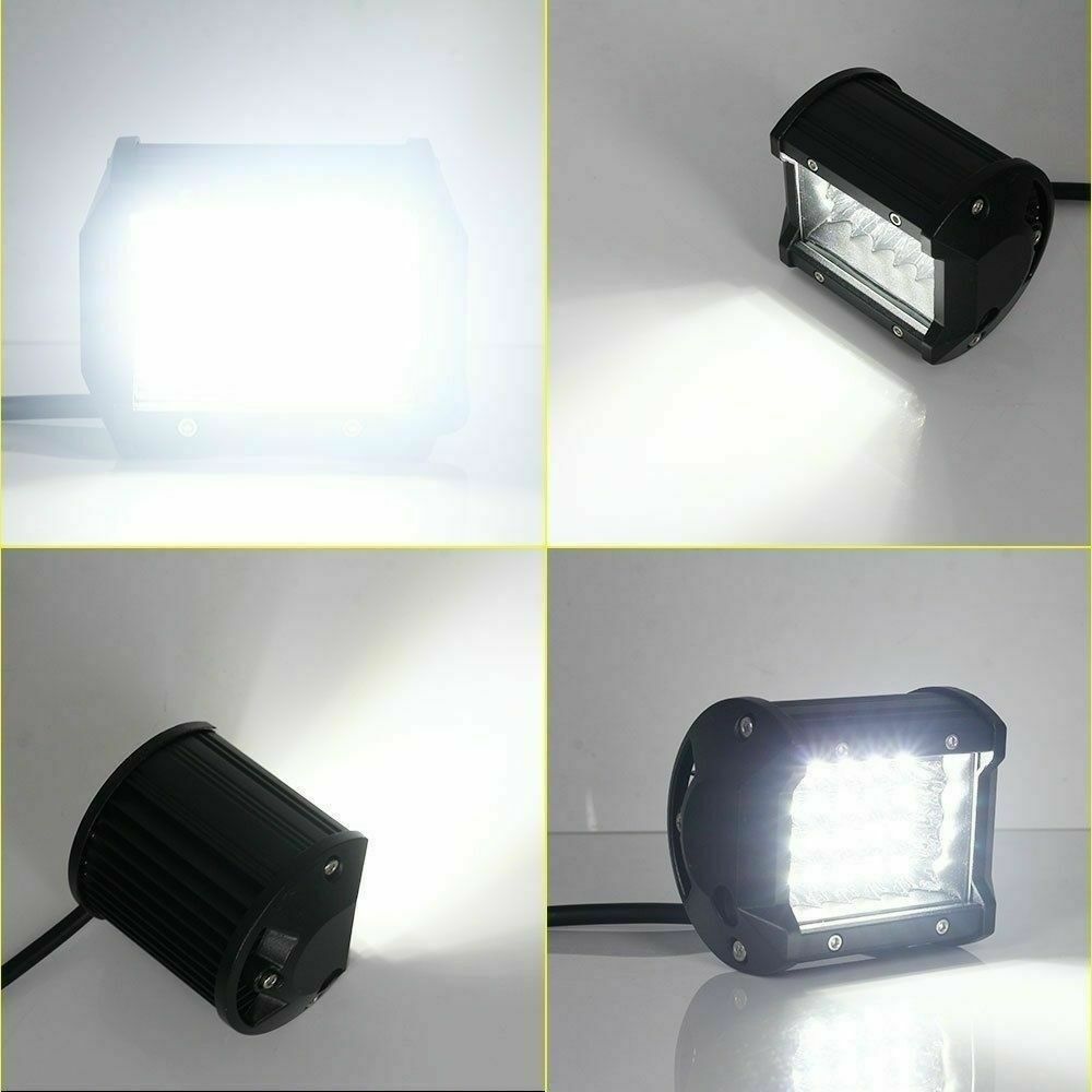Transfronterizo 4 pulgadas 4 pulgadas 4 filas de 200w lámpara de trabajo de lámpara de barra condensada para automóviles todoterreno