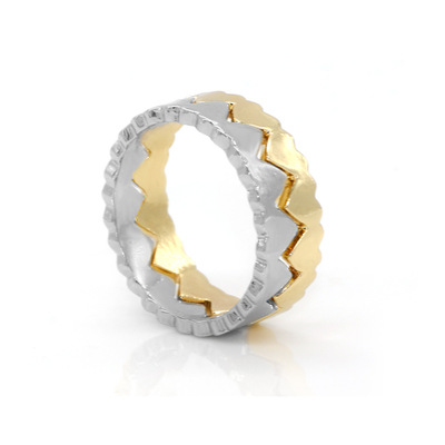 亚马逊欧美跨境新品桃心戒指 情侣心型戒指时尚大方厂家直销手饰