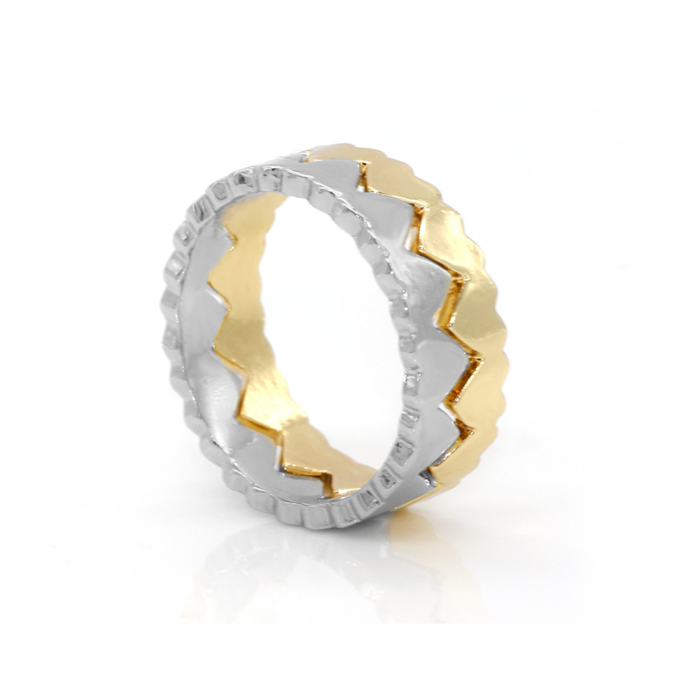 亚马逊欧美跨境新品桃心戒指 情侣心型戒指时尚大方厂家直销手饰