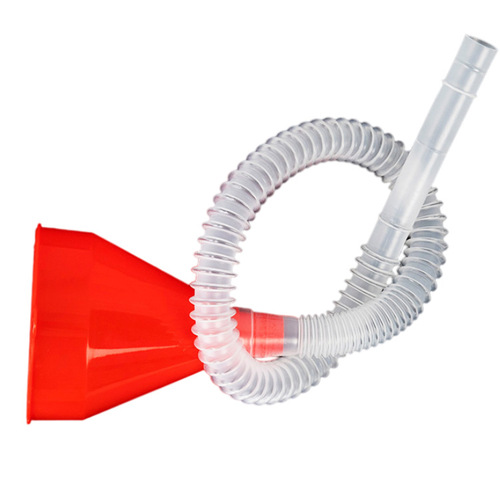 Plastic funnel long tube oil leakage separation funnel with tube convenient and environmentally friendly small funnel extended tube household small oil funnel