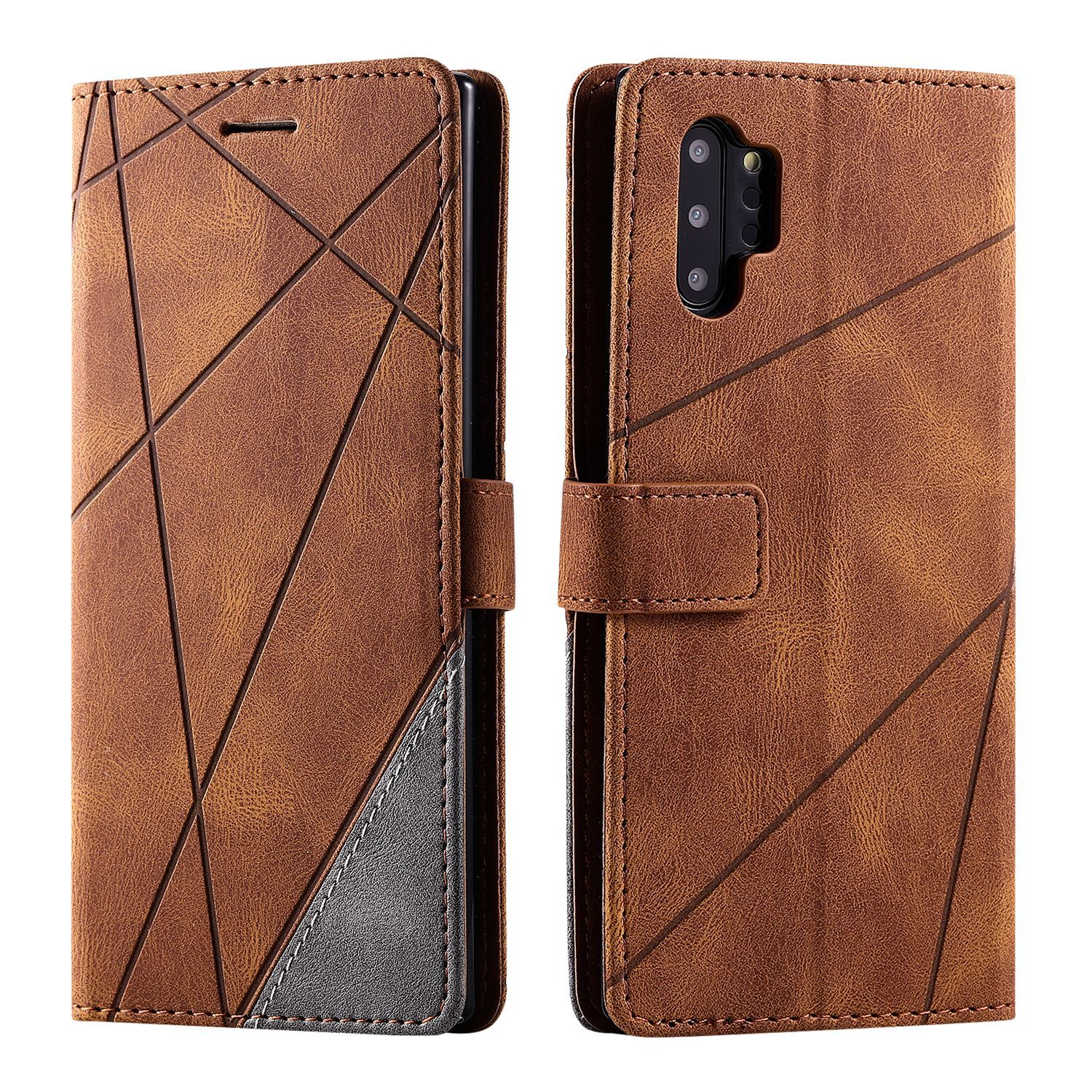 Geeignet für Samsung S23 Telefon TPU Multifunktions-Flip-Karte S21FE Halter Leder A52 kreative Schutzhülle_voghion.com