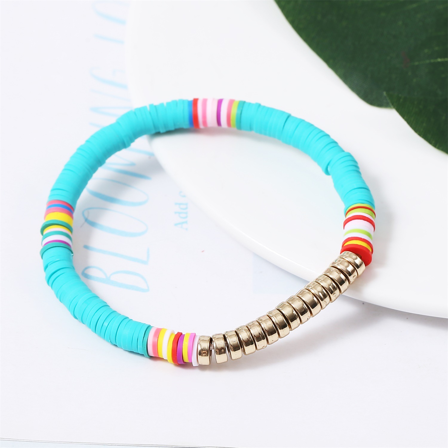 Bohemian Ethnic Style Beaded Multi-layer Rice Bead Mixed Color Elastic Bracelet display picture 14