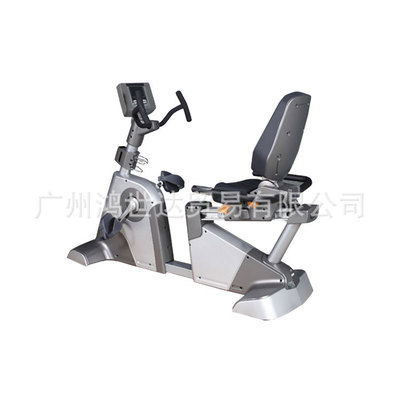 卧式电动磁控商用懒人背靠式智能健身车批发
