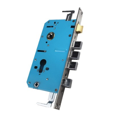 厂家直供24*240双快双活多功能指纹锁体 钢面铜舌带轴承智能锁体|ms