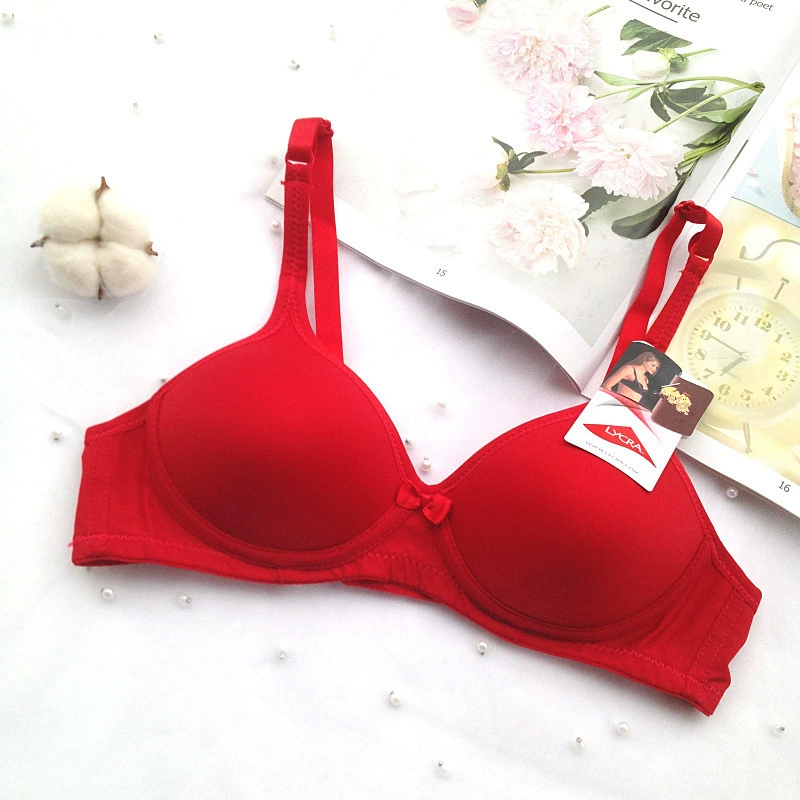 莹嫦 Supporting wireless bra for mother, thin comfortable bra top, for middle age, plus size