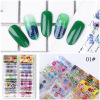 Starry sky for manicure, colorful set, sticker, nail stickers for nails, 10 cells