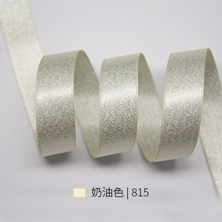 Yao Ming caja de regalo DIY cinta de flores para hornear cinta de regalo accesorios de embalaje de chocolate cinta de trama de plata satinada