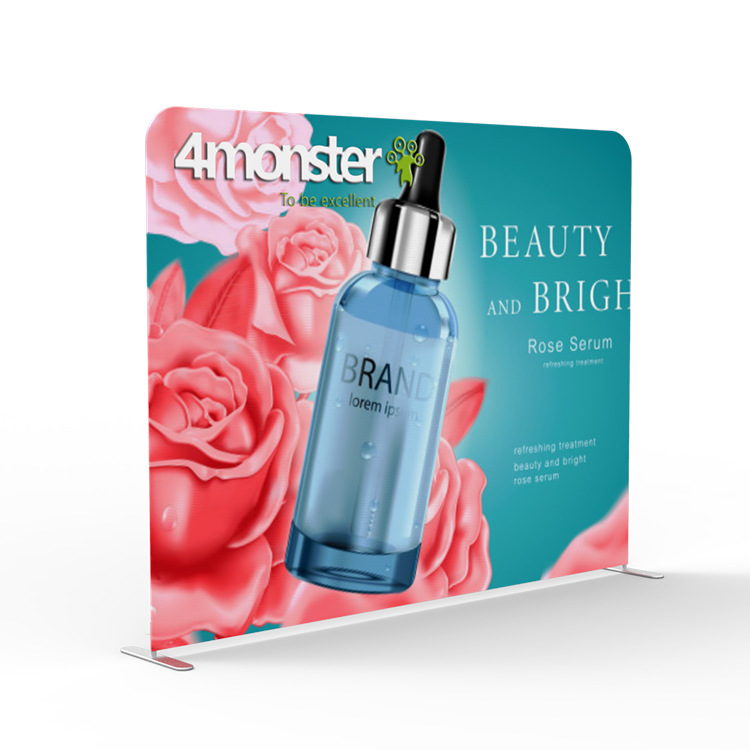 快幕秀直行广告背景 签到背景促销墙 展览摊位专用背景 可拆卸