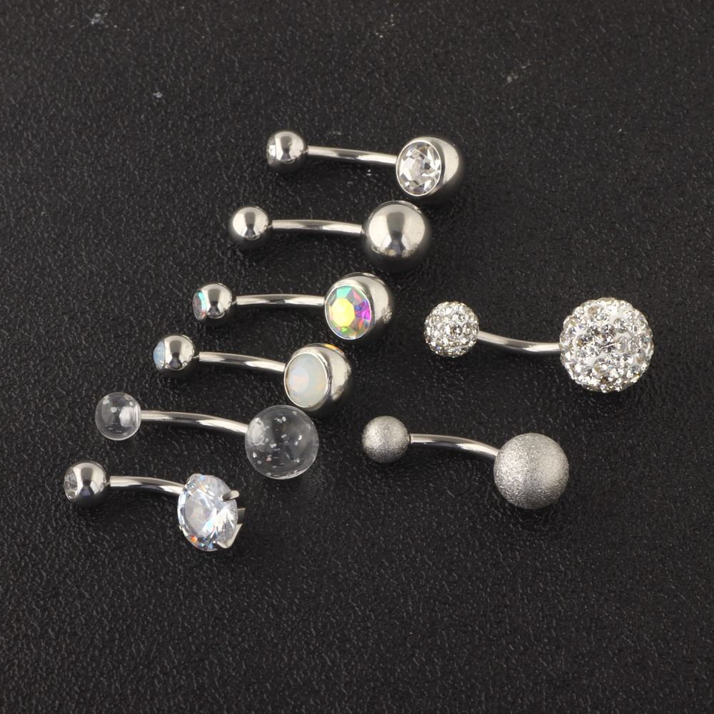 Pointed titanium steel lip stud product view