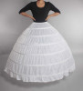 Big fish tail 3 laps 6 steel hard mesh awning skirt Ruffle elastic waist wedding dress lining skirt lantern skirt