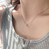 South Korean goods, necklace, retro chain, silver 925 sample