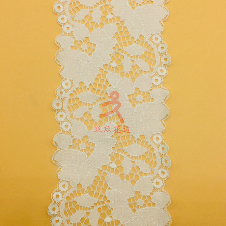 厂家直销 镂空大花朵蕾丝花边 松紧带 服饰配饰diy花边辅料 现货