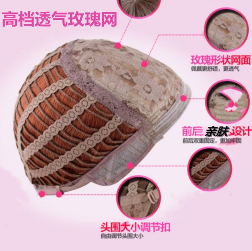 Peluca de comercio exterior de Amazon negro largo pelo rizado femenino gran ola transfronteriza europea y americana peluca en stock Rosa fabricante neto