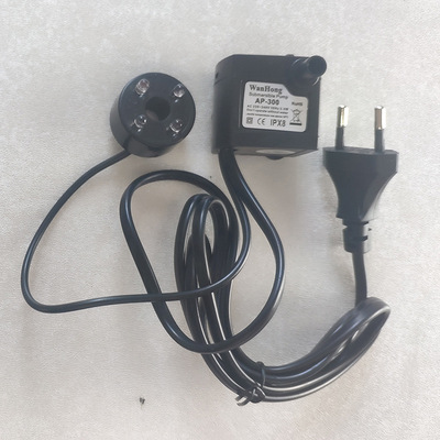 SY0017带灯水泵发天天快递水意摆件220-240V微型水泵