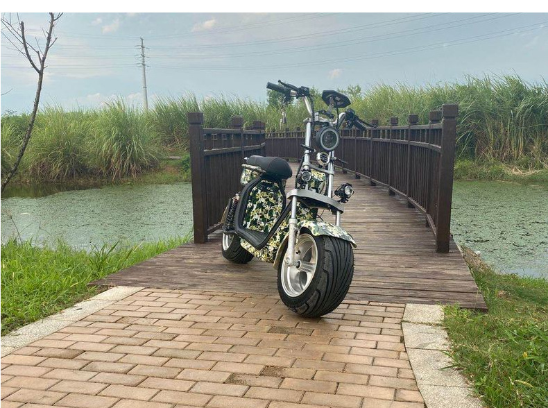 Factory direct supply Harley electric car electric motorcycle wide tire battery car adult electric scooter Harley car