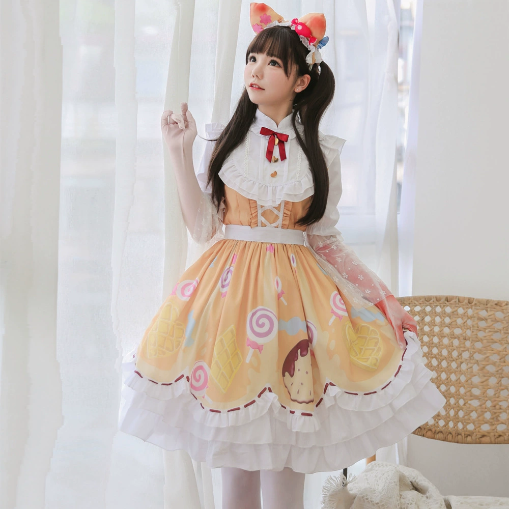 Костюм C-suit Identity Five для детей, костюм C-suit Mechanic Candy Girls, платье Лолиты, полный комплект одежды для косплея