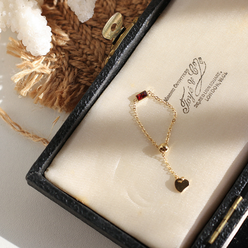 12g Weight PVD Coated Gold Plating Process Real Gold Plated Plating Material 18K Gold Plating Color 304 Stainless Steel Material Fashion Style Waterproof Non Tarnish Craft Red, Green, Black Color PVD Coated Real Gold Plated 18K Gold 304 Stainless Steel Fashion Waterproof Non Tarnish 4