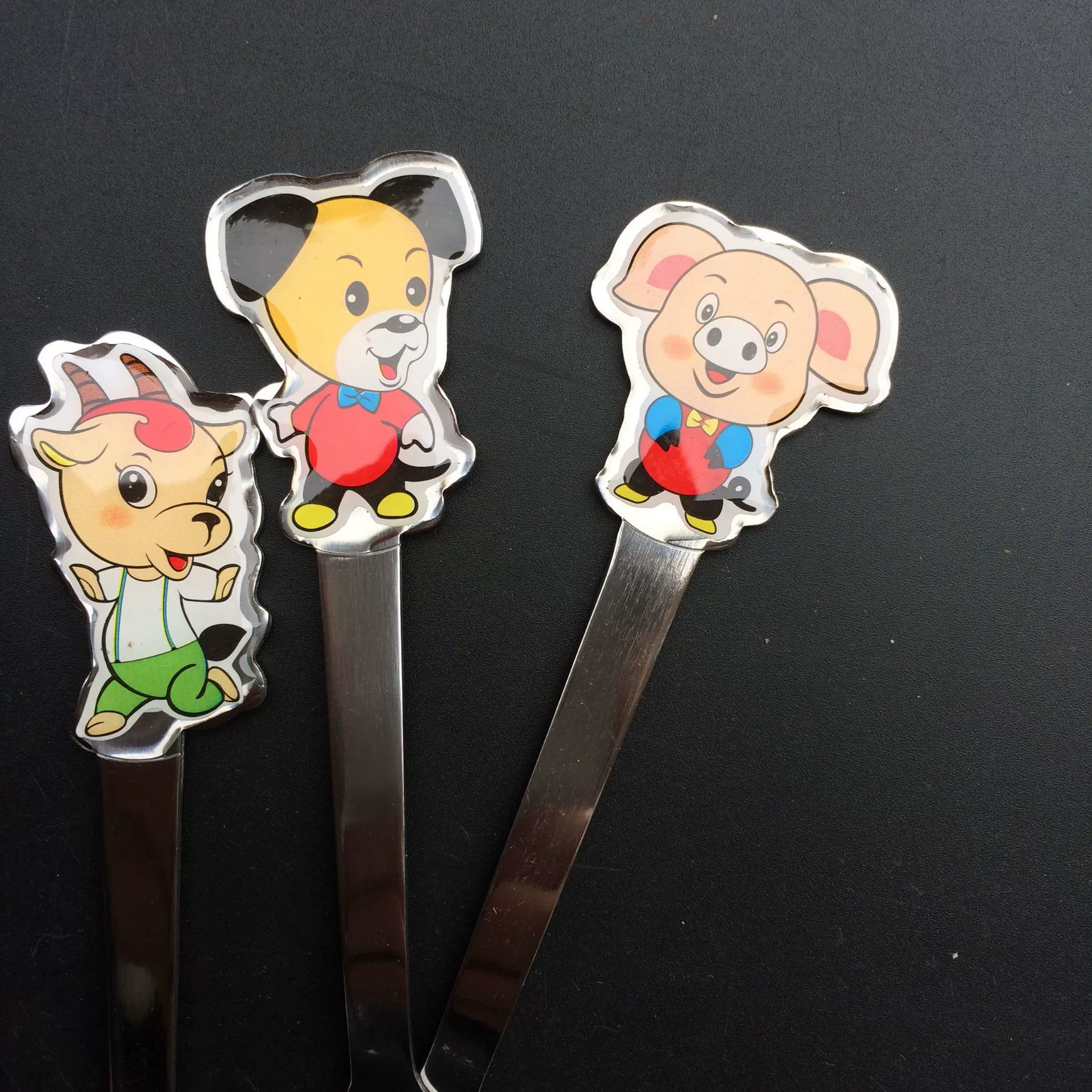 Wholesale Factory Direct Sales Stainless Steel Hotel Dao fork Spoon Taste Steak Spoon Cartoon Cartoon Twelve Zodiac Tableware Family Drink Sketch Spoon