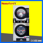 泰国定制洗衣店设备双层烘干机燃气加热干衣机电加热投币式烘干机