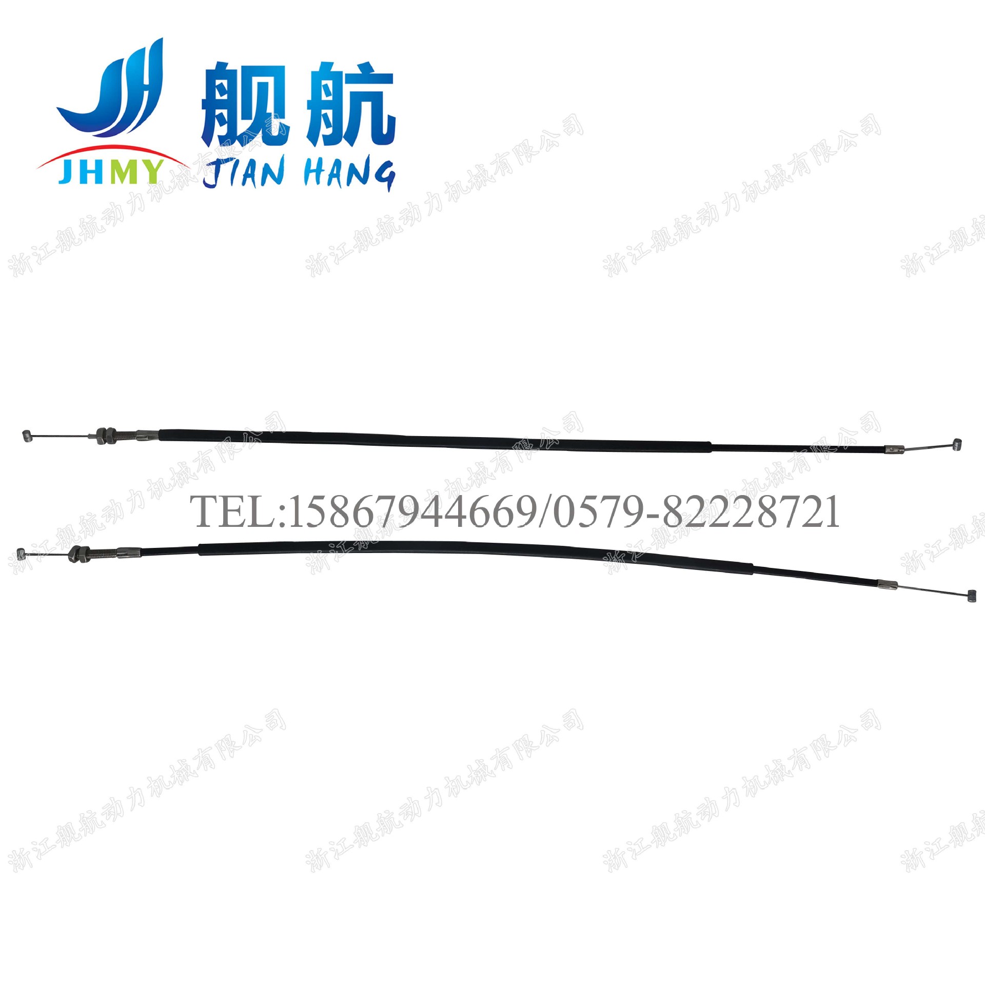 舰航船外机配件四冲程6马力舷外机油门线