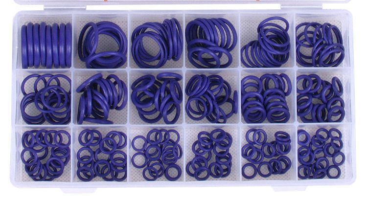 Free shipping special price 18 grid rubber ring green 18 grid rubber ring purple car air conditioning compressor sealing rubber ring O-ring