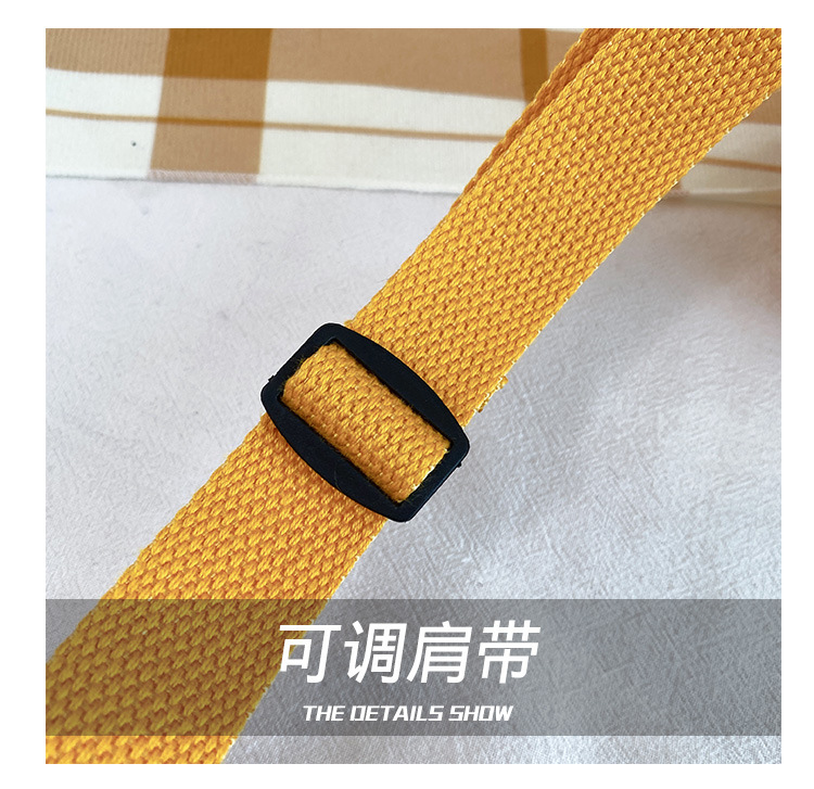 Creative and personalized duck-butted single-shoulder small square bag for women 2021 cross-border bag canvas mobile phone coin purse undefined