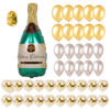 Balloon, set, big decorations, wineglass, Amazon