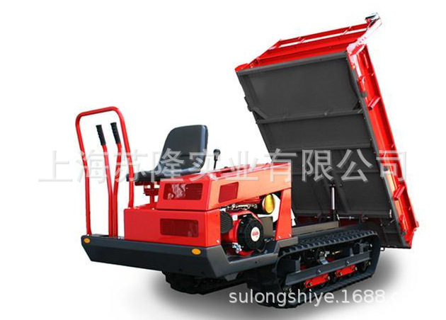 筑水乘坐式履带搬运机 3B81CTDP田园运输机 农用搬运车