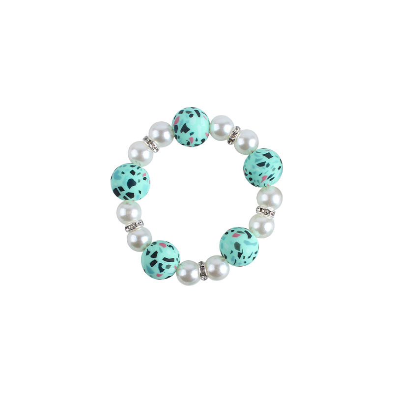 Nuevo bebé haya chupete clip bebé creativo leopardo perlas de gel mordedor gel pulsera chupete cadena anti-cadena