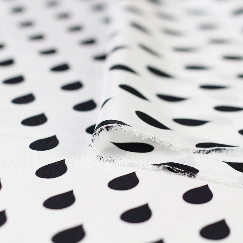 White silk black cloth, dress